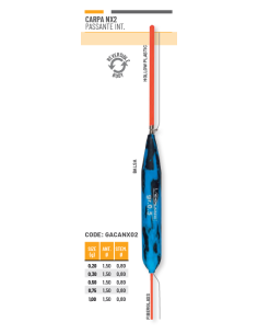 Flotador Colmic Carpa Nx 2 Passante 2