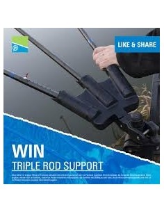 Apoyacañas Preston Triple Rod Support 2