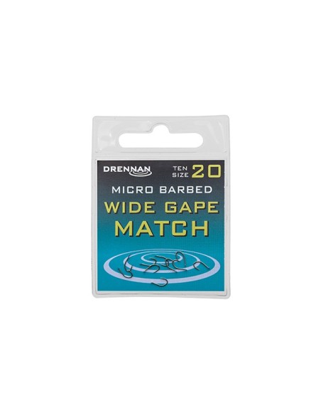 Anzuelo Wide Gape Match Micro Barbed Drennan