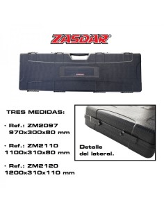 Maletin Arma Larga Zasdar 1200X310X110Mm Negro