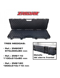 Maletin Arma Larga Zasdar 1200X310X110Mm Negro 2
