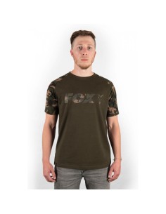 Camiseta Raglan Khaki/Camo Fox 2