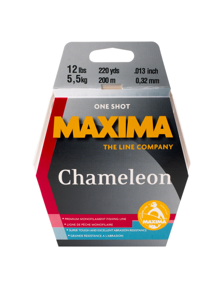 Hilo Monofilamento Maxima Chameleon 250 Mt