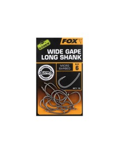 ANZUELO FOX WIDE GAPE LONG SHANK