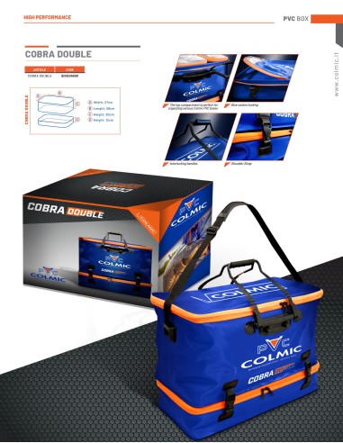 Bolso Pvc Colmic Cobra Doble